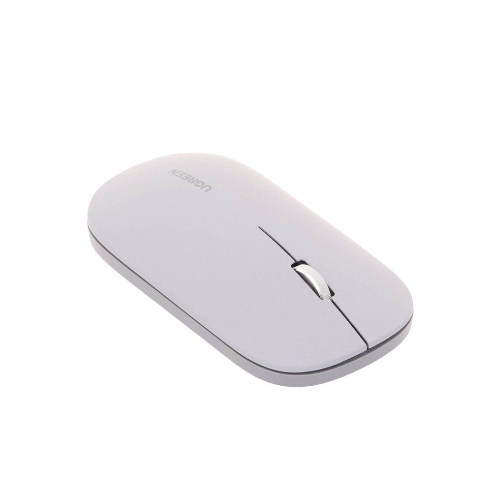 Mouse inalámbrico 2.4 GHz | Ultra Delgado y Silencioso | DPI 1000/1600/2000/4000 (Ajustable) | Alcance 10m | Scroll de Aluminio | Adaptable a diferentes superficies | Diseño suave al tacto | Contiene Receptor USB | Color Gris. - Image 7