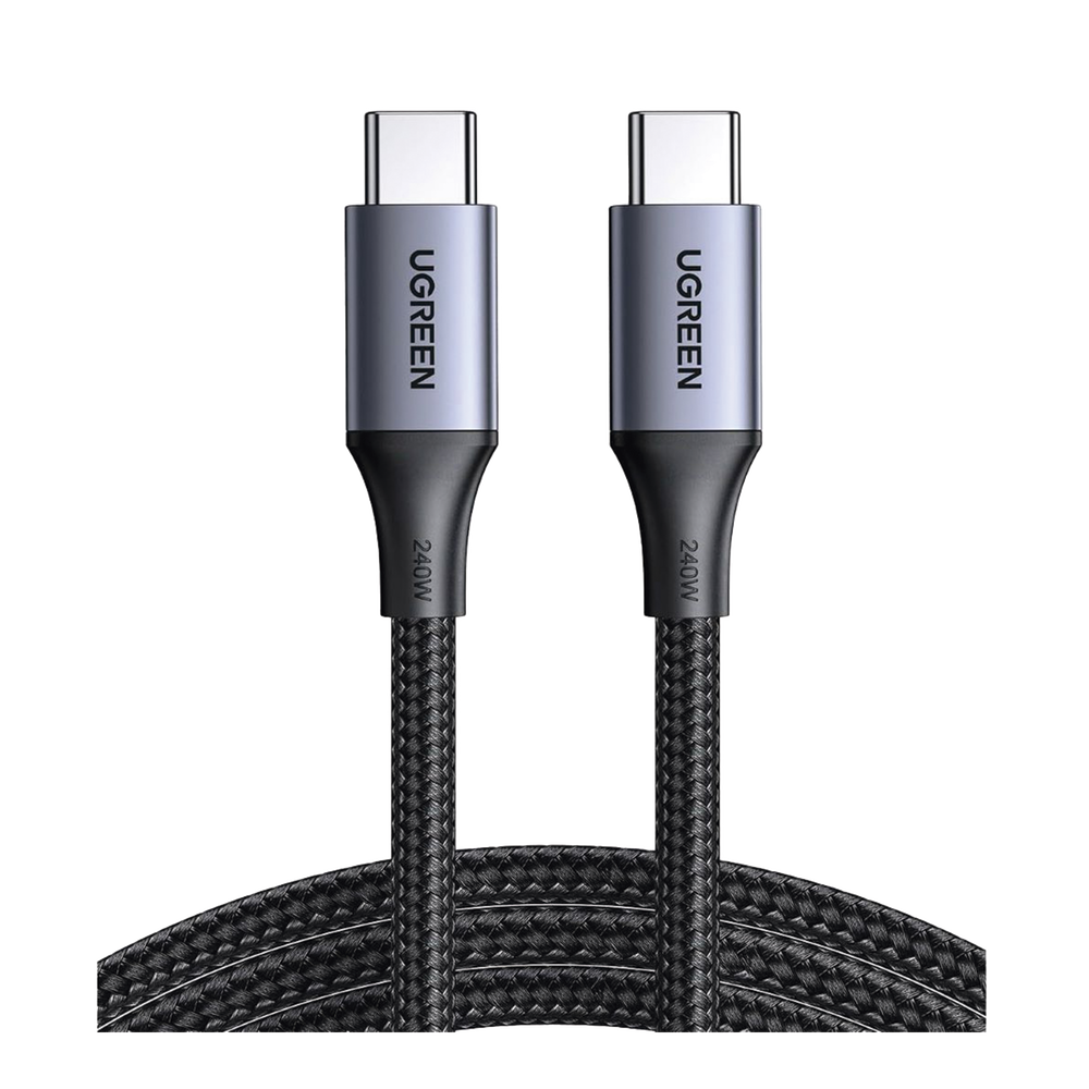 Cable USB-C a USB-C | 2 Metros | Potencia de Carga 240W | 48V/5A | PD3.1 /3.0 | 480 Mbps | Chip E-Market | Carcasa de Aluminio | Nylon Trenzado. - Image 2