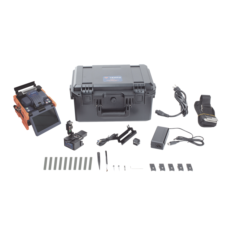 Fusionadora de Fibra ?ptica de Alineaci?n Activa por Revestimiento con 4 Motores con P?rdida T?pica (SM); 0.02 dB (MM); 0.04 dB) con Pantalla Touch / Capacitaci?n B?sica Virtual Gratuita