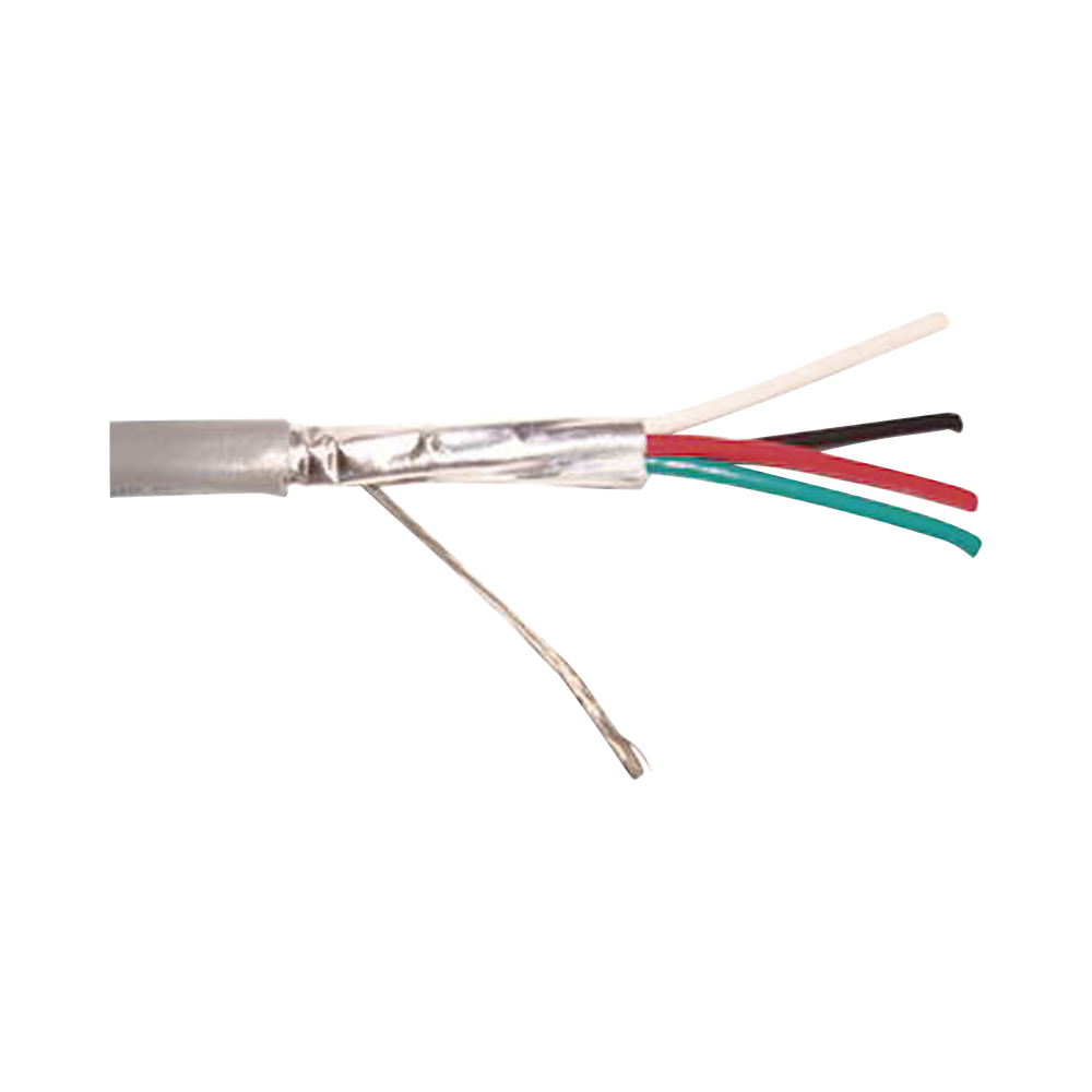 Cable 4 x 16 AWG / Blindado / 305 Metros (1000 Pies) / Riser / UL / Color Gris / Hecho En M?xico
