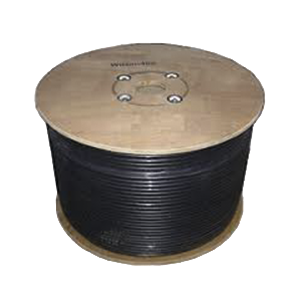 Carrete de Cable Coaxial de Baja Perdida WILSONRG11 Tipo RG11. 75 Ohm de Impedancia. 152.4 Metros (500 Pies)