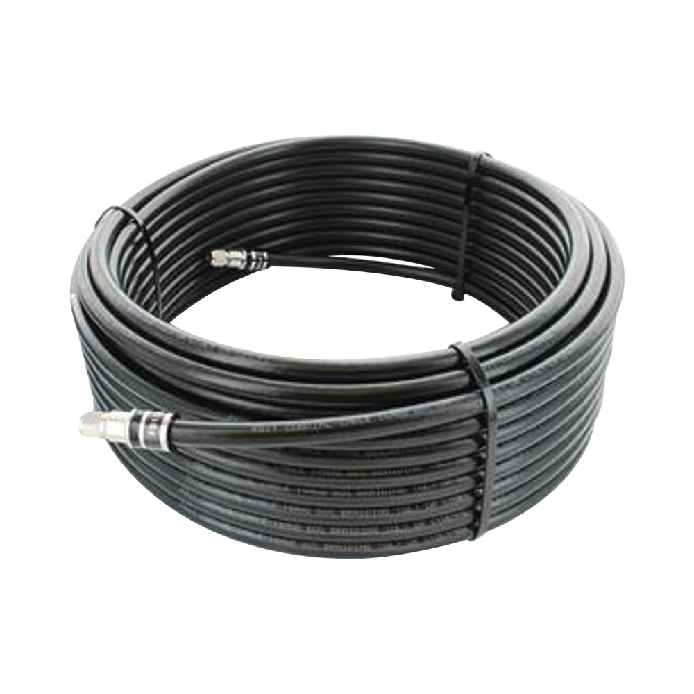 Jumper Coaxial con Cable Wilson-RG11 | Conector F Macho en los Extremos | 22.86 Metros (75 Pies) de Longitud