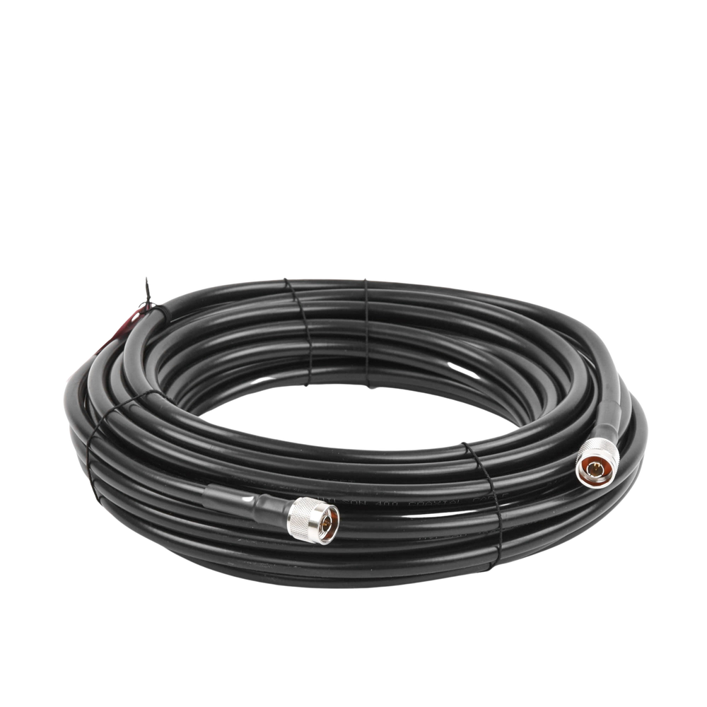 Jumper Coaxial de 50 Ohm con Cable Wilson-400 | Conector N Macho en los Extremos | 15.24 Metros (50 Pies) de Longitud. - Image 2