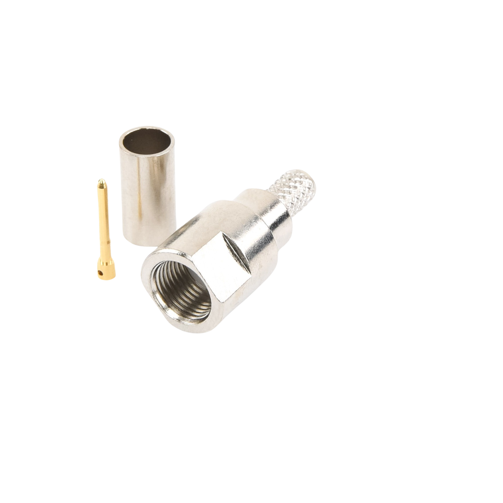 Conector FME - Macho de anillo plegable para cable RG-58.