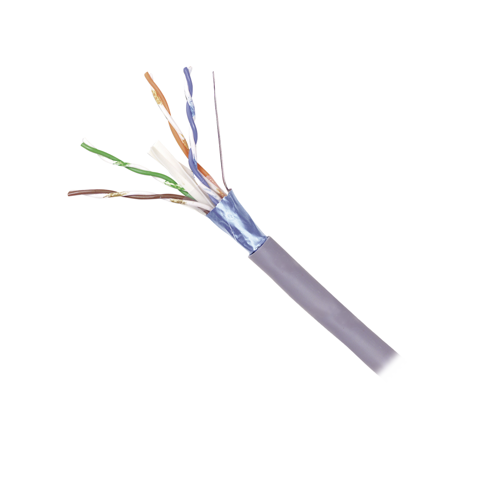 Bobina de Cable Blindado F/UTP de 4 Pares, Z-MAX, Cat6A, Soporte de Aplicaciones 10GBase-T, CM, Color Gris, 305 Metros (1000 Pies) - Image 2
