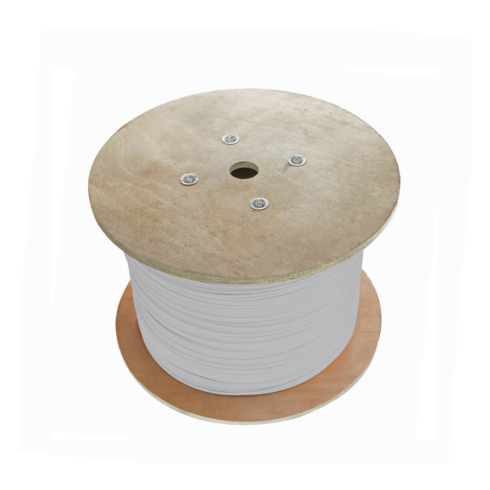 Bobina de Cable Blindado F/UTP de 4 Pares, Z-MAX, Cat6A, Soporte de Aplicaciones 10GBase-T, CM, Color Blanco, 305 Metros (1000 Pies) - Image 2