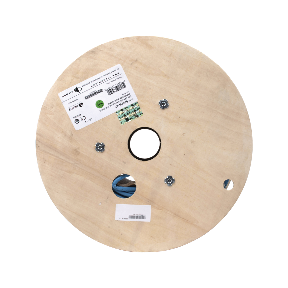 Bobina de Cable Blindado F/UTP de 4 Pares, Z-MAX, Cat6A, Soporte de Aplicaciones 10GBase-T, CMR (Riser), Color Azul, 305 Metros (1000 Pies) - Image 3