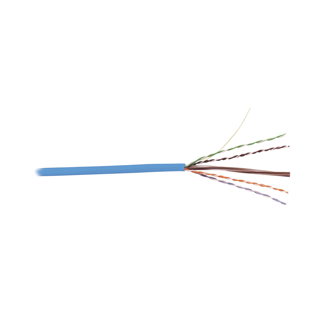 Bobina de Cable UTP Cat6, 23 AWG de 4 Pares, Alto Desempe?o, PVC (CMR), 305 Metros (1000 Pies) Reelex (Color: Azul) - Image 3