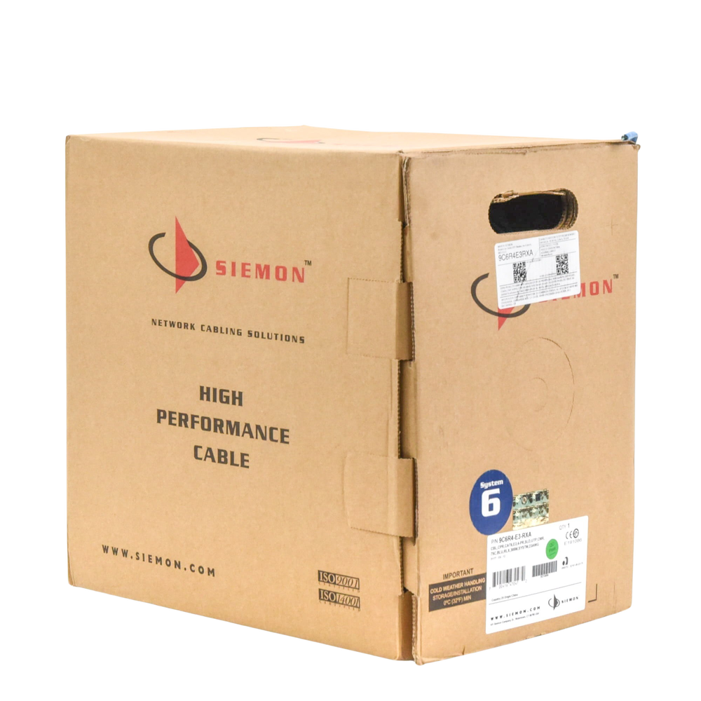 Bobina de Cable UTP Cat6, 23 AWG de 4 Pares, Alto Desempe?o, PVC (CMR), 305 Metros (1000 Pies) Reelex (Color: Azul) - Image 4