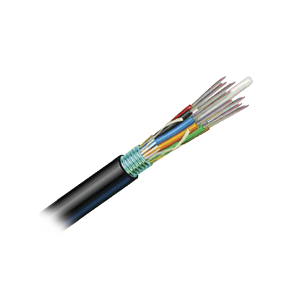 Cable de Fibra ?ptica 6 Hilos, OSP (Planta Externa), Armada, Gel, HDPE (Polietileno de Alta Densidad), Multimodo OM3 50/125 Optimizada, 1 Metro (3.28 Pies)