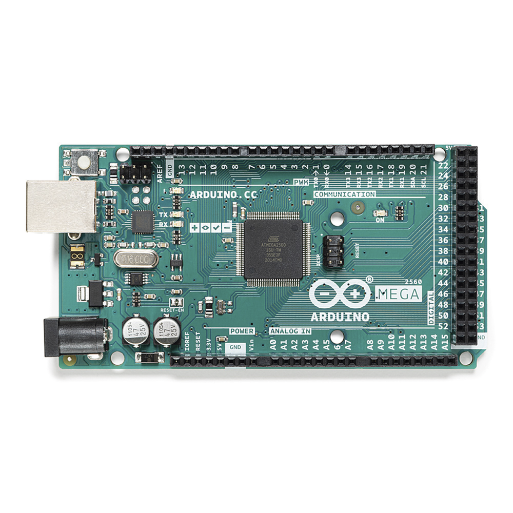 Placa de Desarrollo Arduino Mega 2560 Rev3 / Microcontrolador ATmega2560 16 MHz / 54 Pines Digitales / 16 Entradas Analógicas / 4 UART Hardware / 256KB Flash / USB Programación / Compatibilidad Shields - Image 2