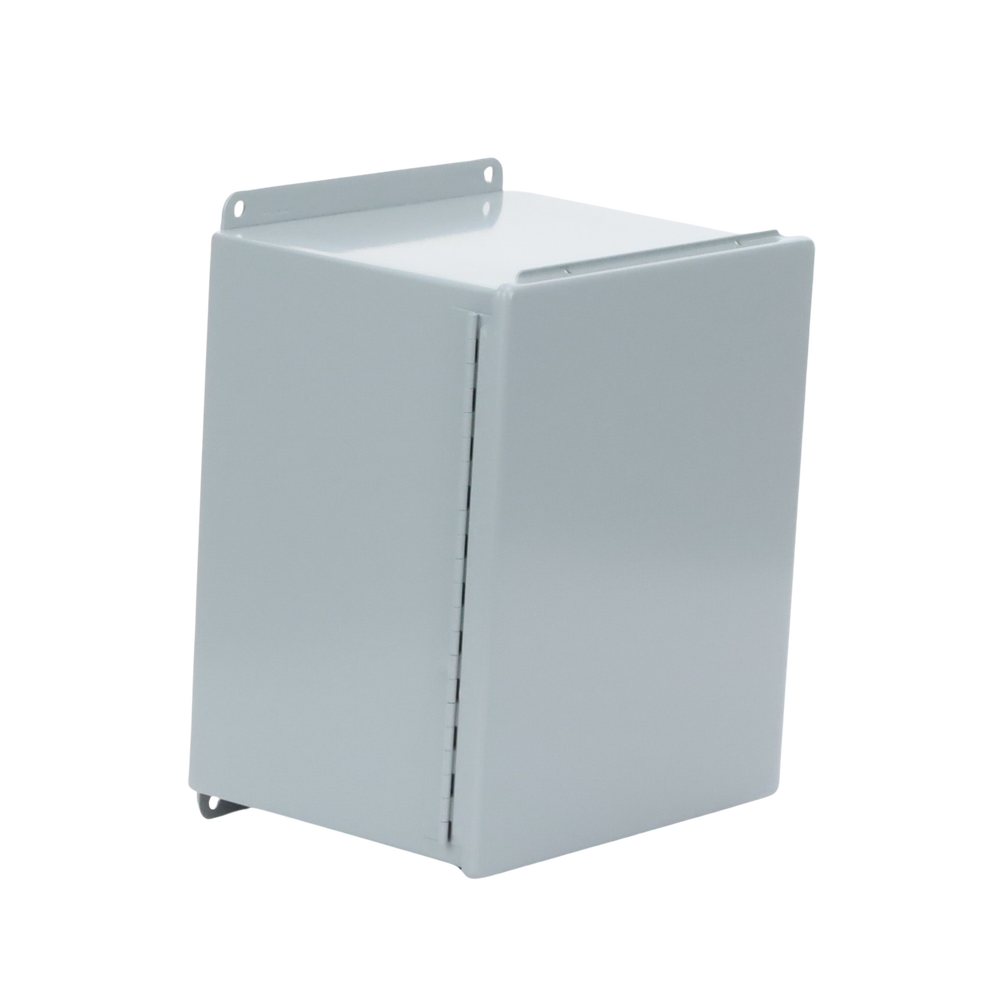 Gabinete de Bisagra Continua NEMA 12; IP66 de Uso en Intemperie, 305 x 254 x 203 mm, De Acero, Color Gris - Image 2