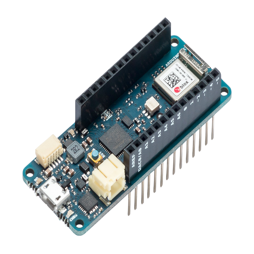Placa de Desarrollo IoT / Arduino MKR WiFi 1010 / Procesador SAMD21 Cortex-M0+ 48 MHz / Módulo WiFi Nina W102 ESP32 / Bluetooth 5.0 BLE / Chip Criptográfico ATECC508 / Compatibilidad Arduino Cloud