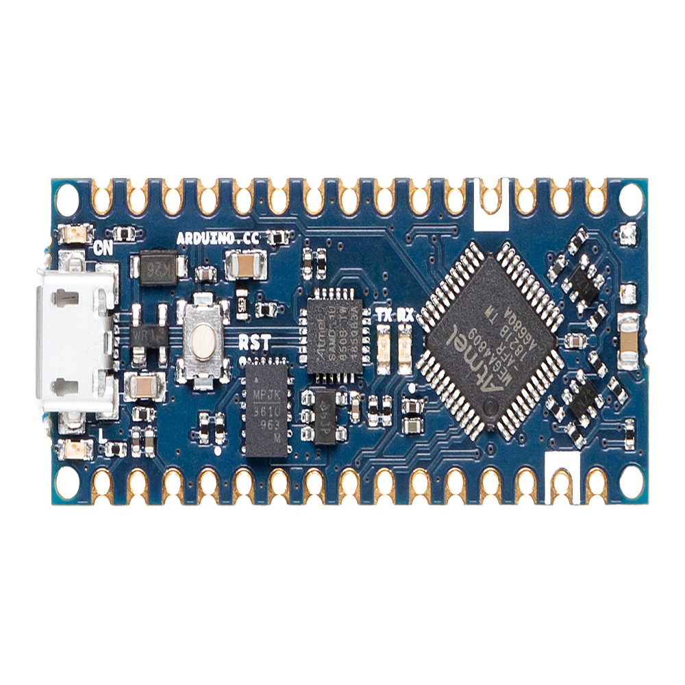 Placa de Desarrollo Arduino® Nano Every / Microcontrolador ATmega4809 AVR 20 MHz / USB-Serial Bridge ATSAMD11D14A / 48 KB Flash / 6 KB SRAM / Compatible 5V / Montaje DIP o SMT - Image 2