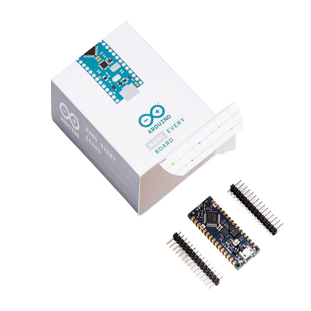 Placa de Desarrollo Arduino® Nano Every / Microcontrolador ATmega4809 AVR 20 MHz / USB-Serial Bridge ATSAMD11D14A / 48 KB Flash / 6 KB SRAM / Compatible 5V / Montaje DIP o SMT - Image 4