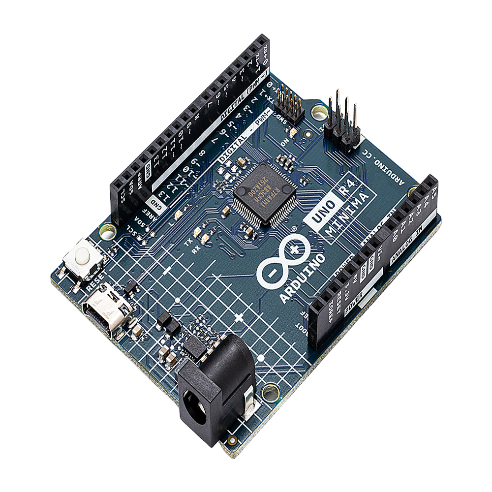 Placa Desarrollo Arduino UNO R4 Minima / Microcontrolador Renesas RA4M1 32-bit Cortex-M4 / 48 MHz / 256 kB Flash / 32 kB SRAM / 14 Digital I/O / 6 Analog Inputs / USB-C / Compatible con Shields UNO