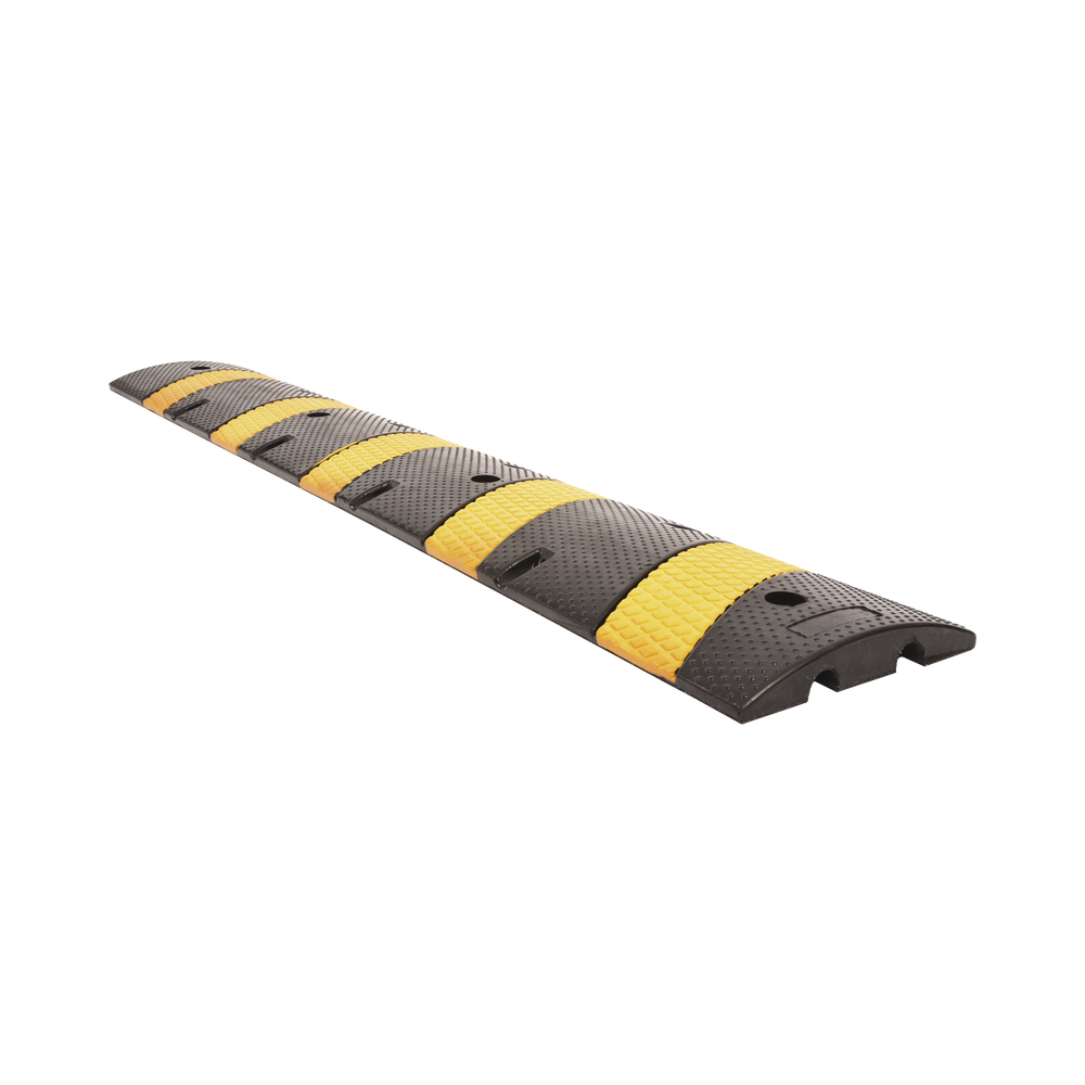 Reductor D / Velocidad / 183cm / 5 lineas amarillas / Hule Reciclado. - Image 3