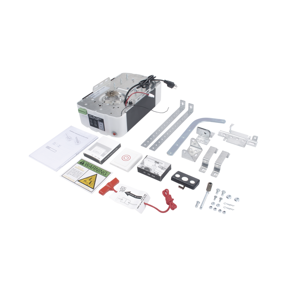 Kit D/ Puertas D/ Garage / 1/2HP / Fuerte / Silencioso / Incluye riel tipo T de 3mts / Compatible con APP / 2 Controles Inalámbricos Visera / 1 Control Inalámbrico Pared / Respaldo Energia. - Image 3