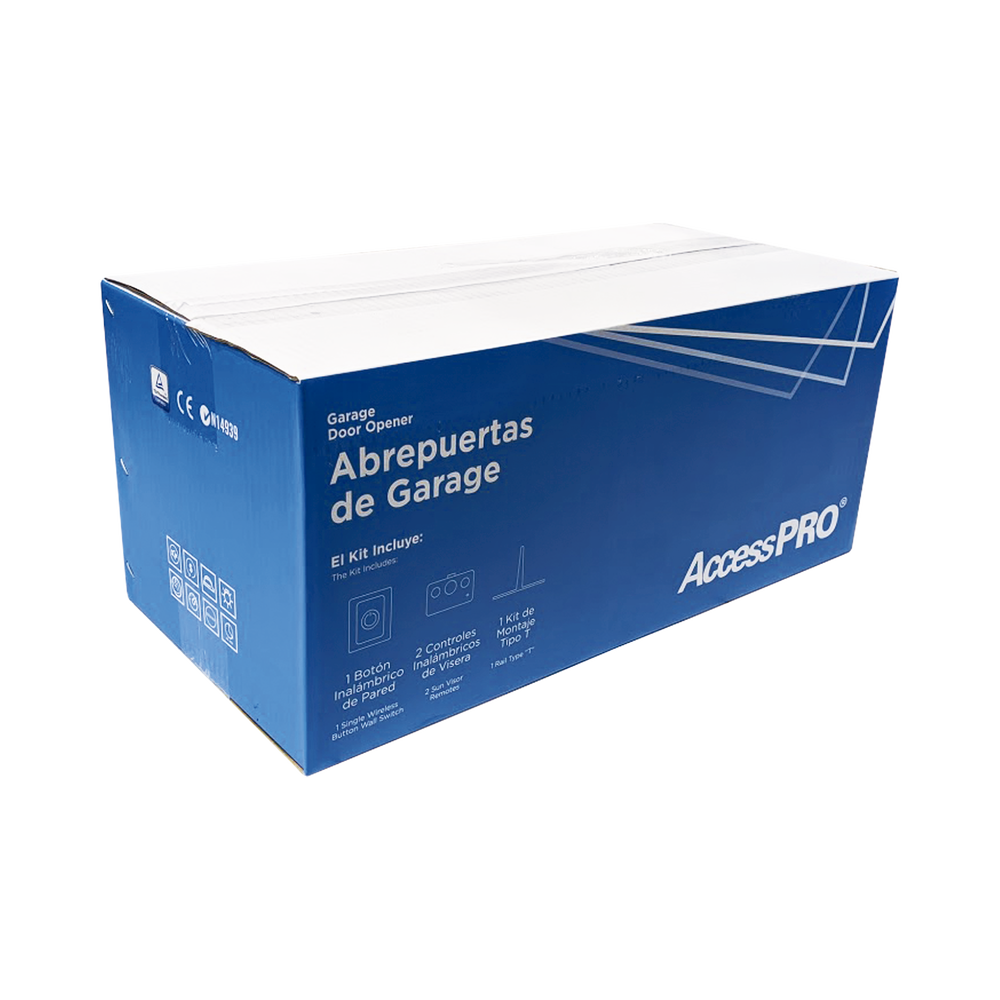 Kit D/ Puertas D/ Garage / 1/2HP / Fuerte / Silencioso / Incluye riel tipo T de 3mts / Compatible con APP / 2 Controles Inalámbricos Visera / 1 Control Inalámbrico Pared / Respaldo Energia. - Image 4