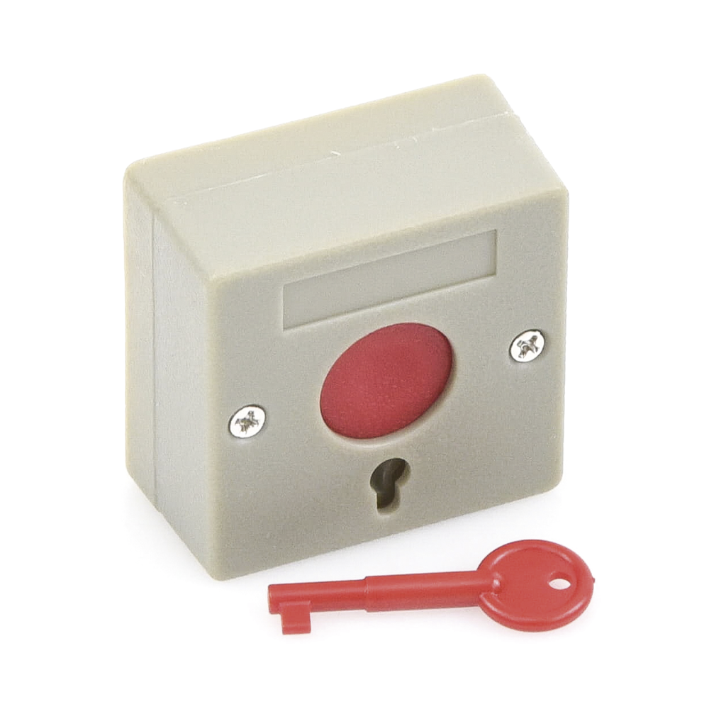 Botón de Pánico a Prueba de Fuego / Restablecimiento con Llave / Tamaño Compacto para Fácil Instalación - Image 3