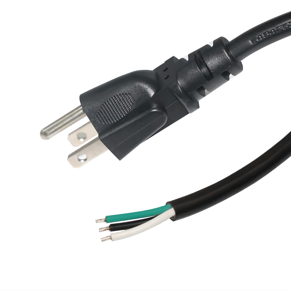 Cable de Alimentaci?n El?ctrica para 120-240 Vca / 1.8 Metros (5.91 Pies) / 3 Fases / Cables Libres