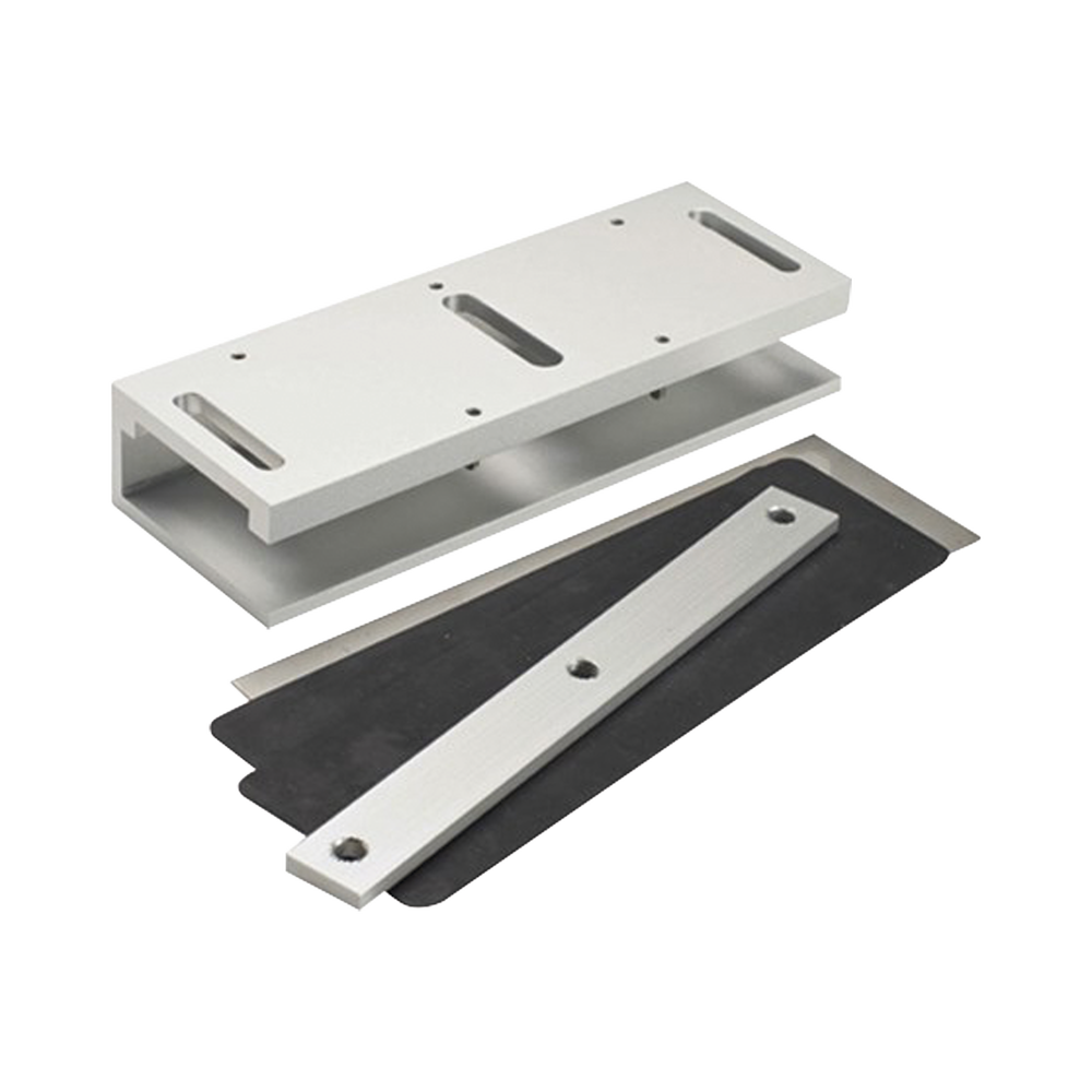 Montaje en "U" para Puertas de Vidrio / Uso con chapas de 600 / Ajuste por Opresores