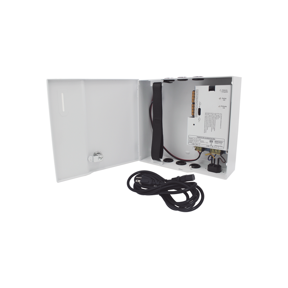 Fuente de Poder / 1 Salida 11-15 Vcc / 5 A / Temporizador Integrado / Con Capacidad de Batería de Respaldo / Requiere Batería / Aplicaciones en sistemas de control de Acceso - Image 4