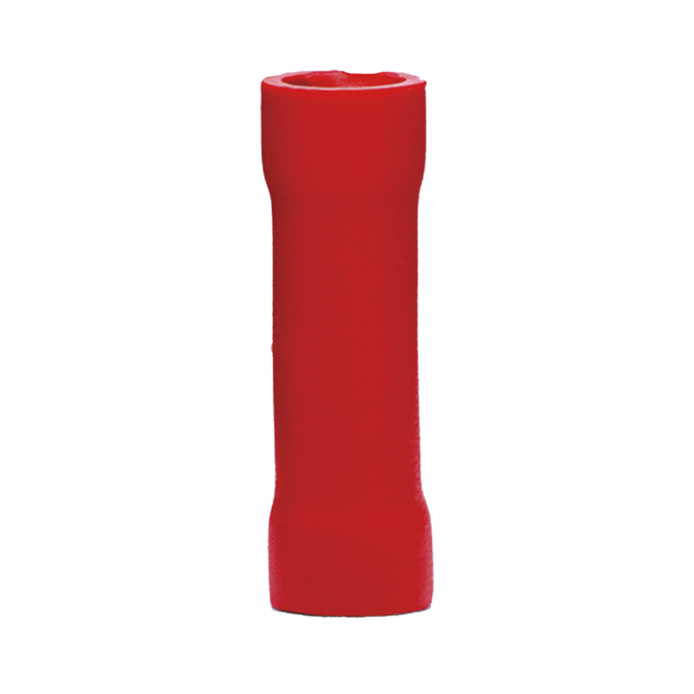 Conector a tope aislado / 22 - 16 AWG / Rojo / Paquete de 25 piezas