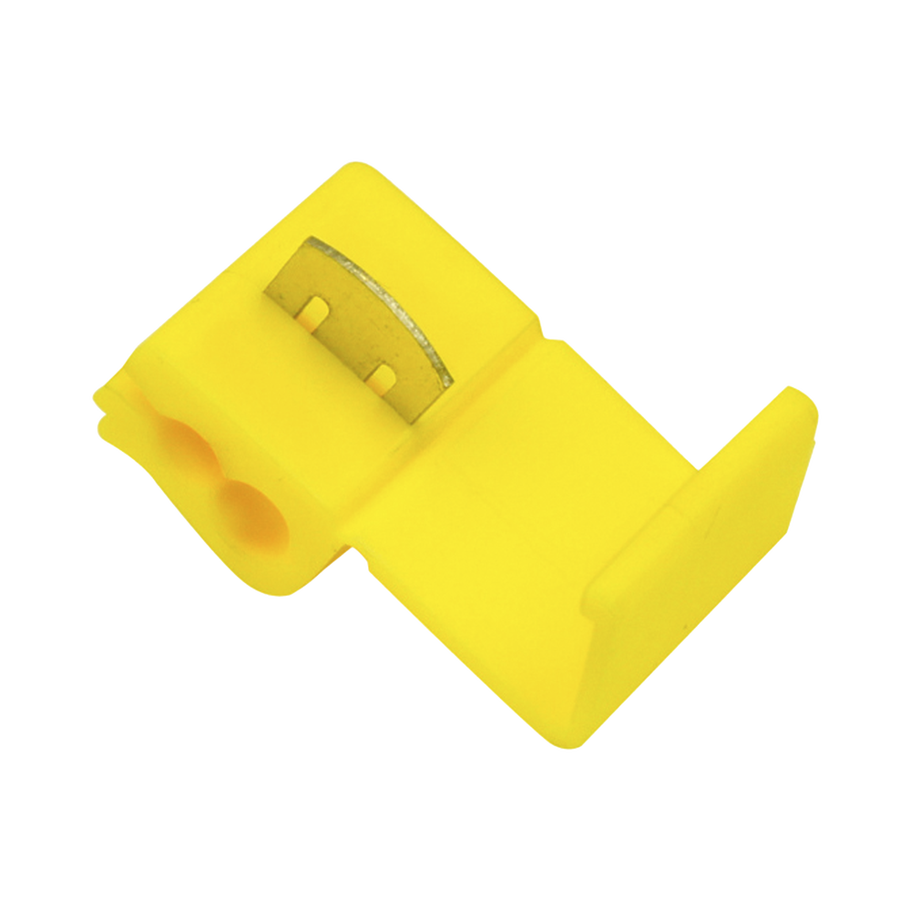 Conector rápido / 12 - 10 AWG / Amarillo / Empalme seguro y rápido sin pelar cables / Paquete de 25 piezas.