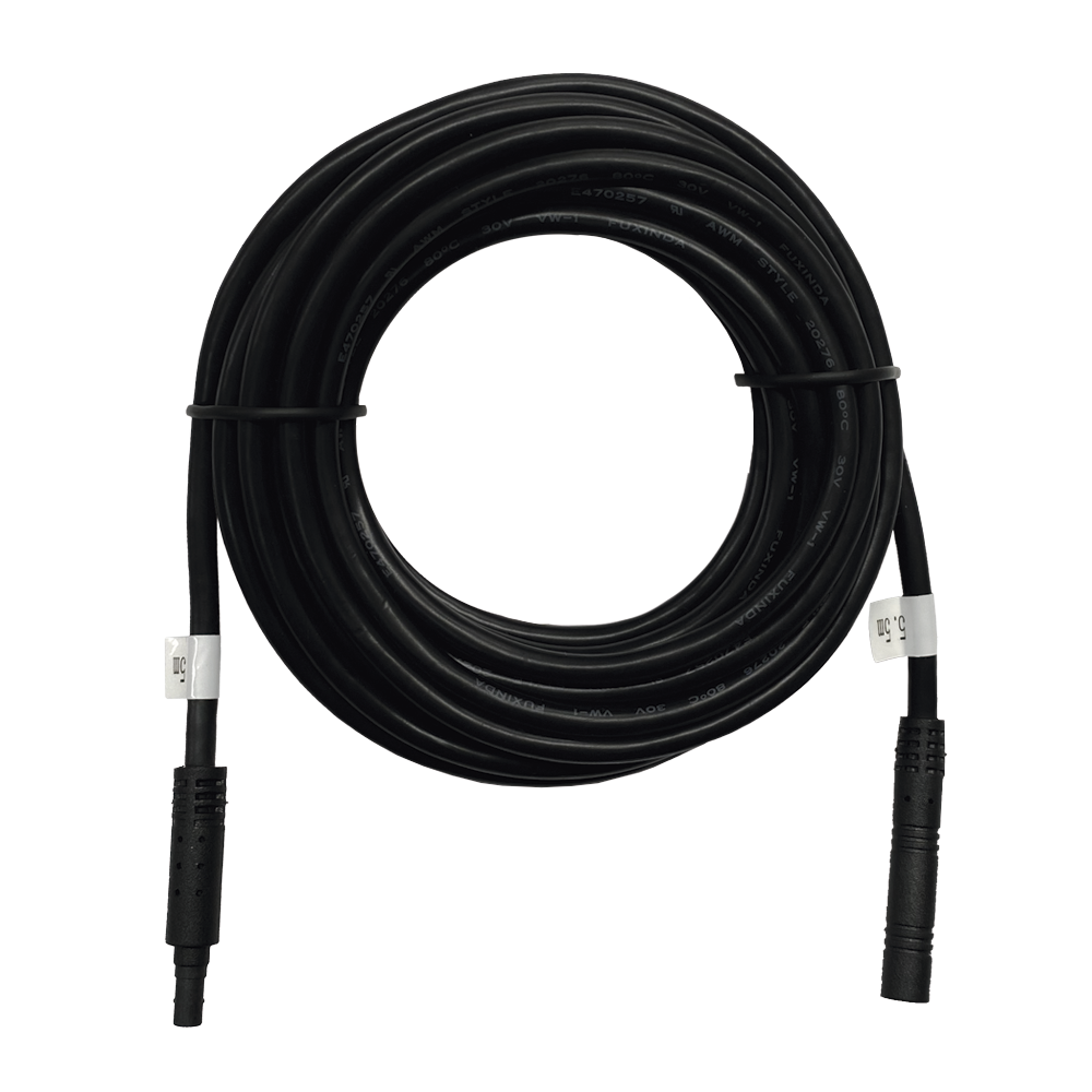 Cable Extensor de Vídeo y Audio de 6 Metros / Conector Tipo Aviación / Compatible con Dashcam AE-VC143T-ITS