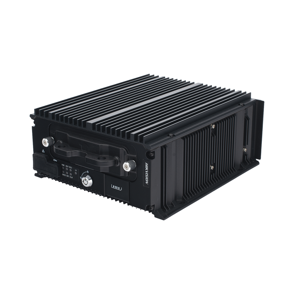 DVR Hibrido Móvil 1080p / 4 Canales TURBO + 8 Canales IP / Soporta 4G / WiFi / GPS / Sensor G / Soporta 2 Memorias SD / Alarmas I/O / Salida de Video