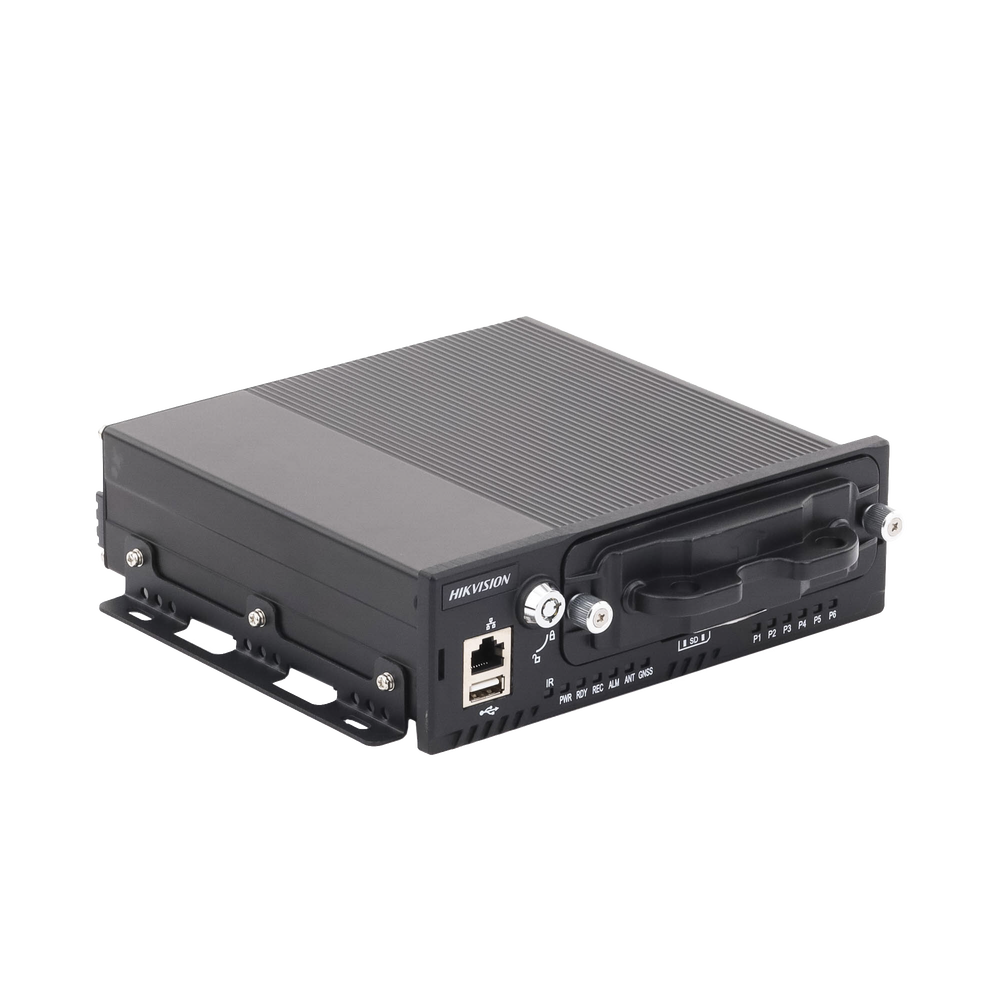 NVR Móvil de 4 Canales de 2 Megapixel / 4 PoE + 4 vía Switch Extendible / 2 Bahías de Disco Duro / Incluye Modulo GPS / conector RJ45 - Image 3