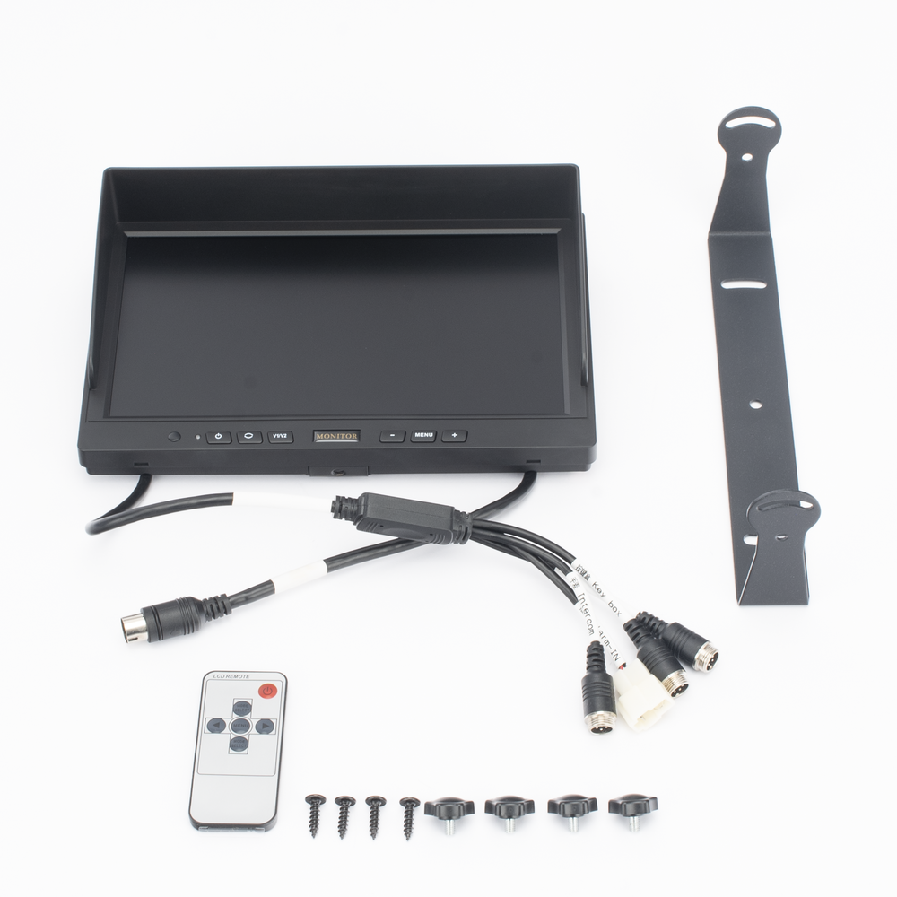 Monitor y Botones de 10.1" LCD / Compatible con DVR Móvil HIKVISION / Conector VGA - Image 2