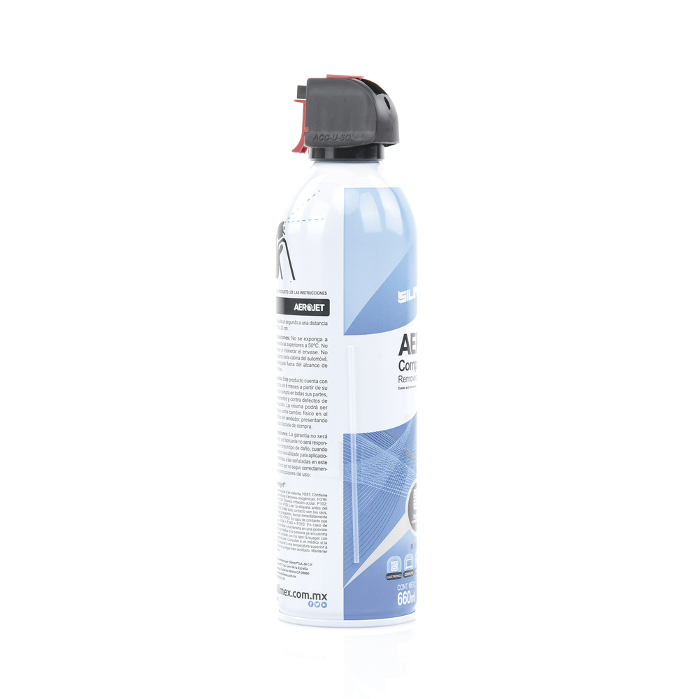 Removedor de polvo y residuos (aire comprimido) con aplicación 360º para limpieza de equipos electrónicos, válvula anti-estallamiento, 660 ml - Image 3