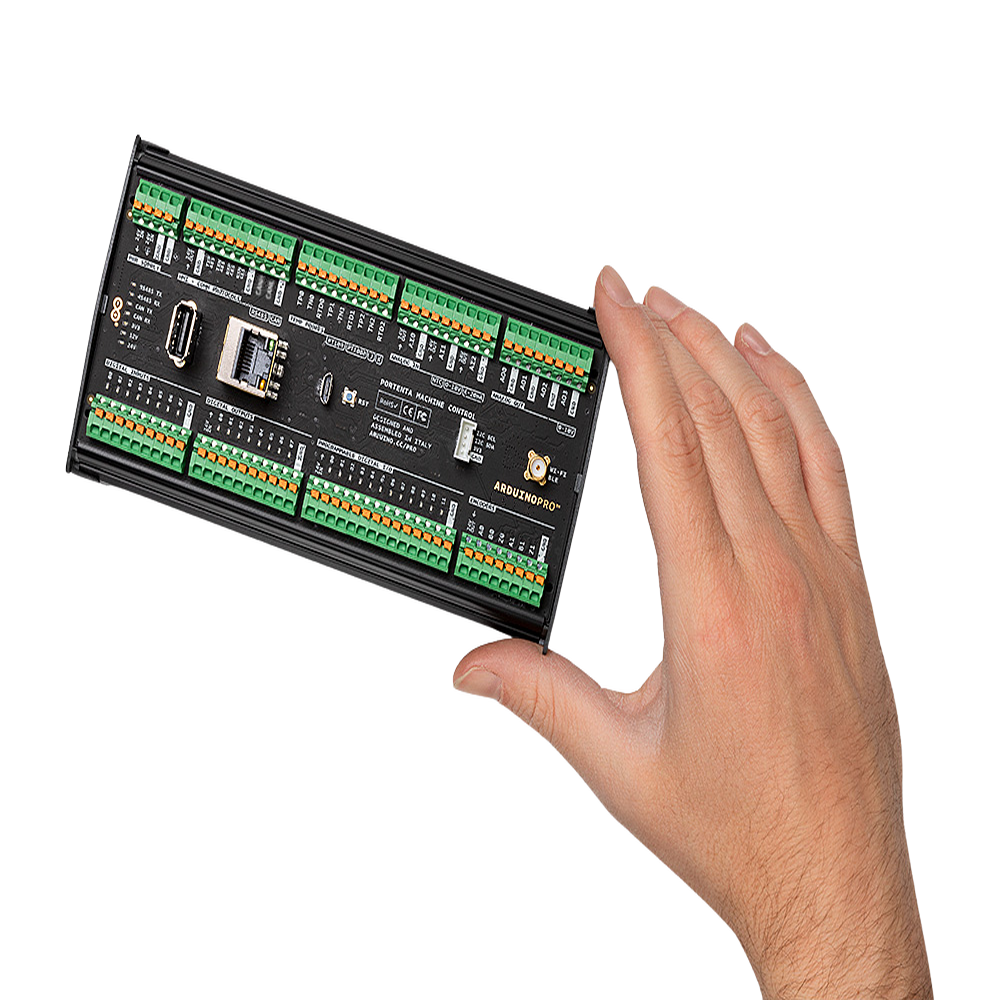 Controlador Industrial Arduino Portenta Machine Control / STM32H747XI Dual Cortex / 24V DC / 8 Entradas Digitales / 8 Salidas Digitales / 12 I/O Programables / 3 Entradas Analógicas / 4 Salidas Analógicas / 3 Canales Temperatura / CAN / Ethe - Image 8