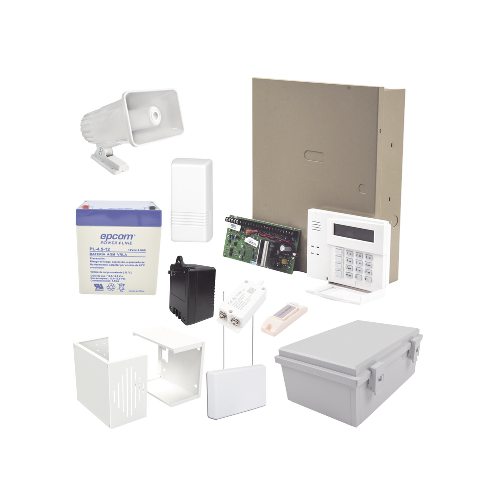 Kit de Inicio para Alarma Vecinal con botón de Largo Alcance