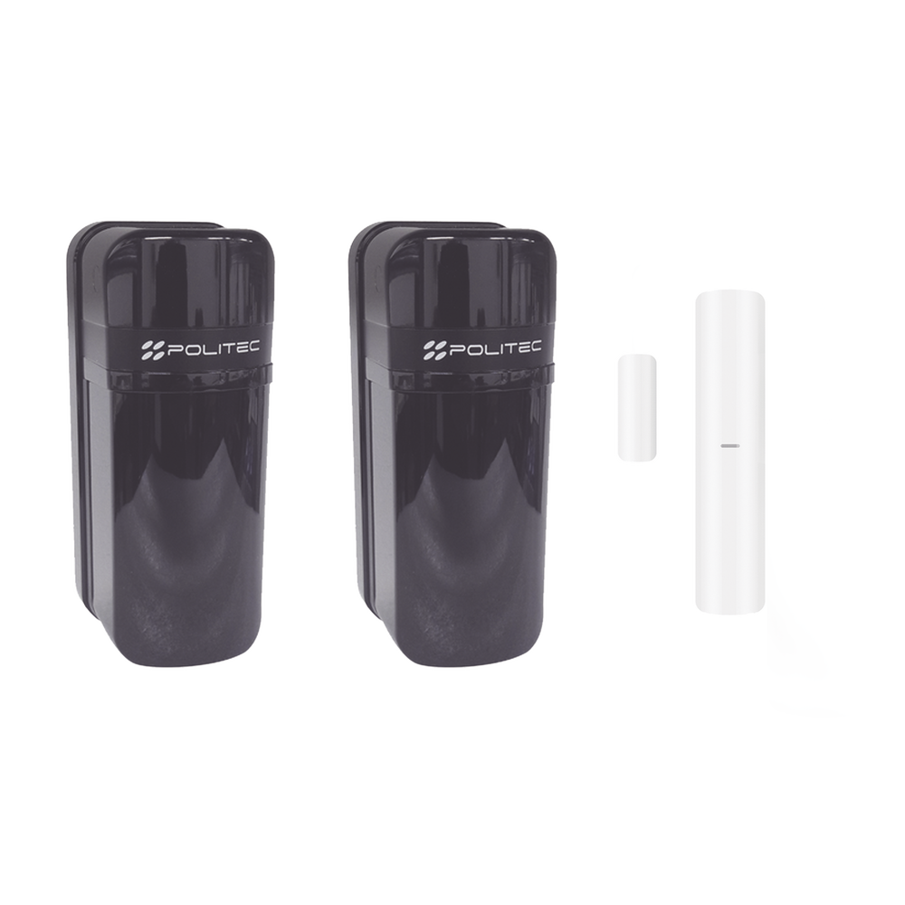 Detector Fotoeléctrico (A baterías) / 0 Falsas Alarmas / Alcance de 60m de Exterior y  350m en interior / Fácil Alineación / Compatible con panel AXPRO/ Incluye DS-PDMC-EG2-WB(B)