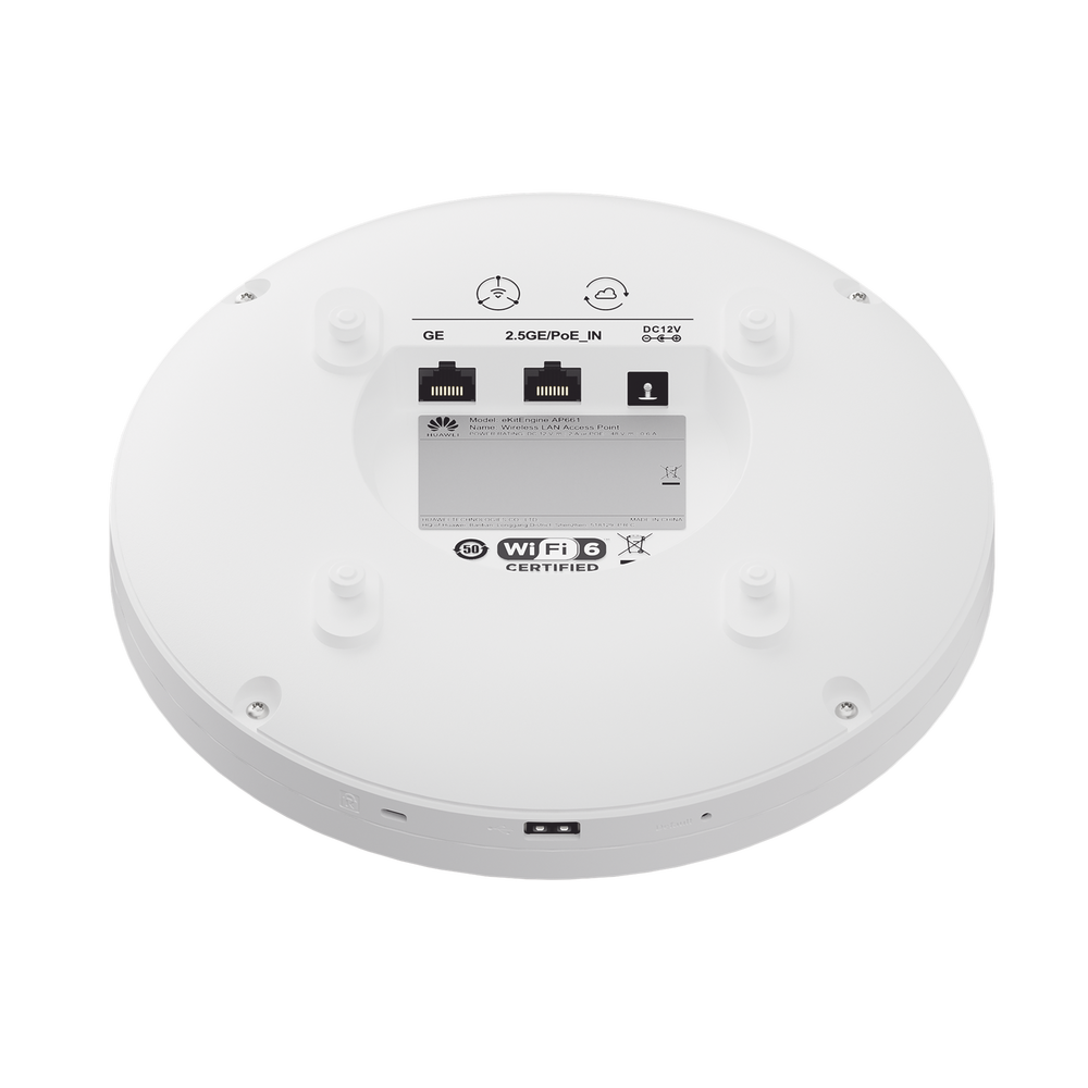 Punto de Aceso eKit Wi-Fi 6 de Alta Densidad / Hasta 1,536 Clientes / 6.5 Gbps / MU-MIMO / Triple Radio / 1 RJ45 2.5 Gbps + 1 RJ45 1 Gbps / Puerto USB / BLE / Antenna 20% más cobertura / Libre de licenciamiento - Image 4