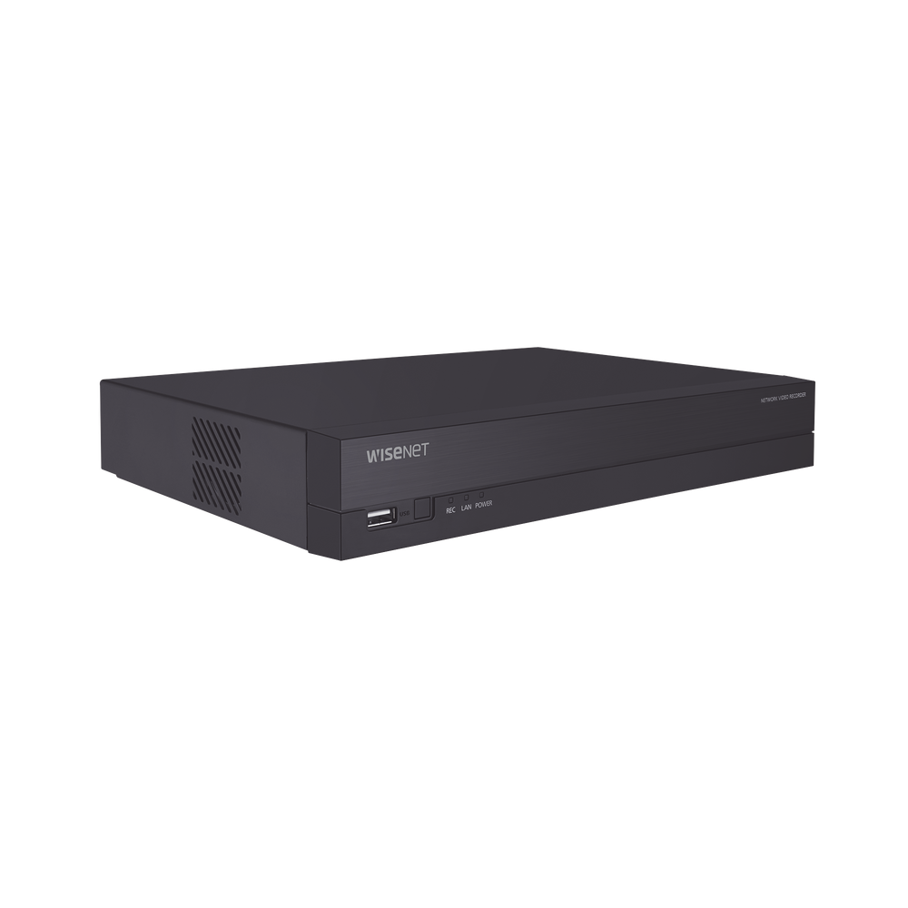 NVR 8 canales soporta hasta 8MP / H.265 / P2P Wisenet / 8 puertos PoE Plug and Play. - Image 2