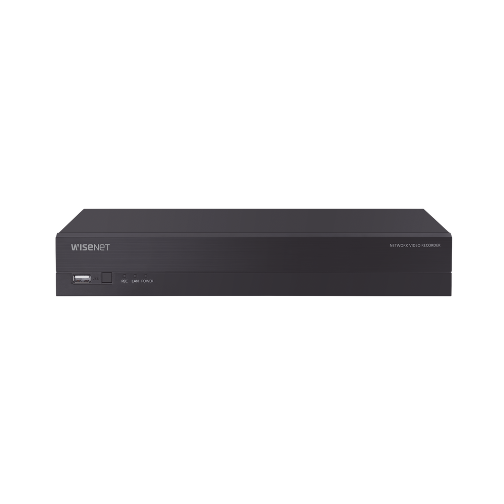 NVR 8 canales soporta hasta 8MP / H.265 / P2P Wisenet / 8 puertos PoE Plug and Play. - Image 3