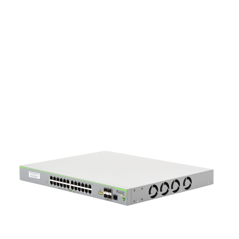 Switch PoE+ Administrable CentreCOM FS980M, Capa 3 de 24 Puertos 10/100 Mbps + 4 puertos SFP, 375 W - Image 2