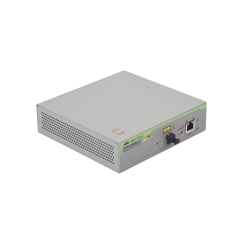 Convertidor de medios Gigabit Ethernet PoE+ a fibra óptica, conector LC, multimodo (MMF), distancia hasta 550 m - Image 3