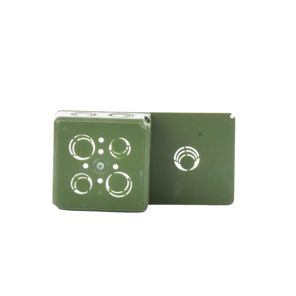 Caja Cuadrada y Tapa para Tubería PVC Conduit de 1". - Image 2