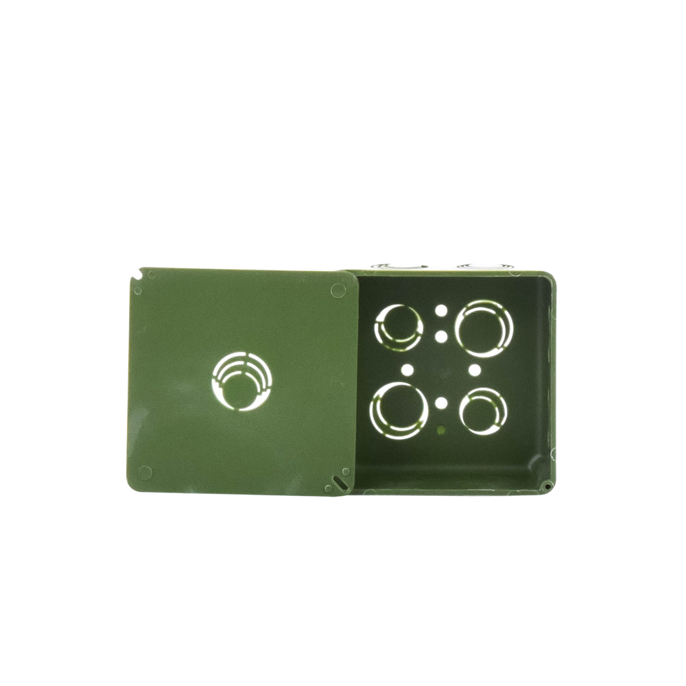 Caja Cuadrada y Tapa para Tubería PVC Conduit de 1". - Image 4