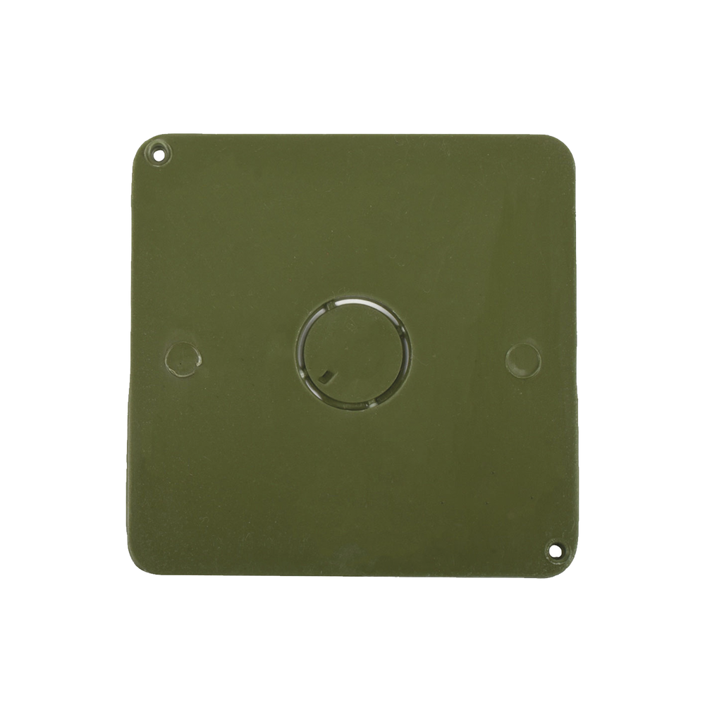 Tapa para Caja Cuadrada de 4 " para instalaciones con tubería PVC Conduit pesado.