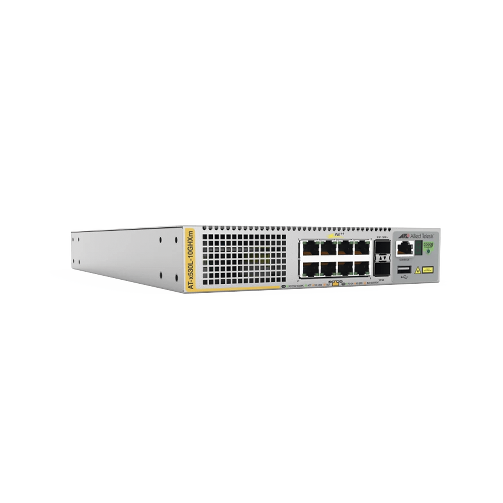 Switch Stack 8-port 100M/1/2.5/5G PoE++ con 2 SFP+ puertos con fuente sencilla interna