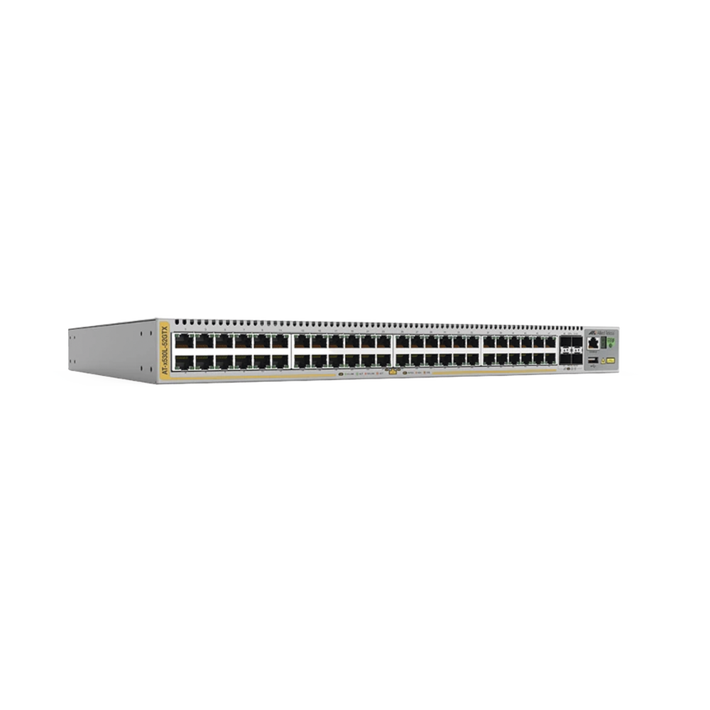 Switch L3 Stackable, 48x 10/100/1000-T, 4x SFP+, Fuente redundante integradas (TAA compliant version)