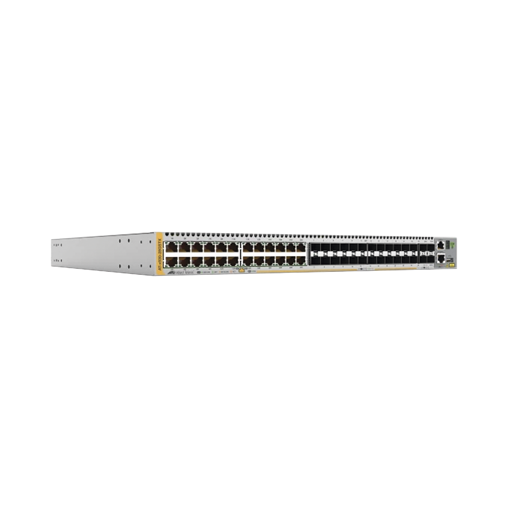 Switch Stackable 24-port 10/100/1000T y 24-port 100/1000 SFP, 4 SFP+ y doble hotswap