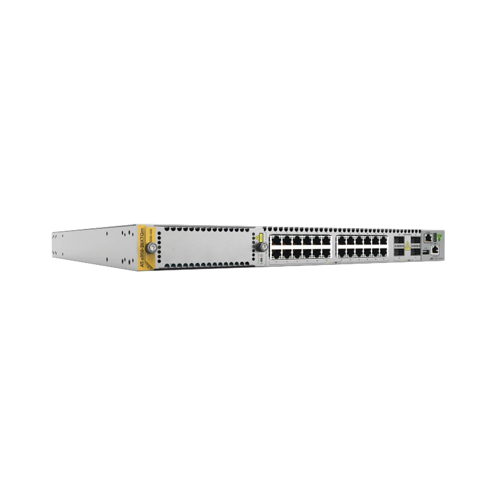 Switch Stackeable Capa 3, 24 puertos 1/2.5/5/10G RJ45, 4 x 40G/100G QSFP+/QSFP28, 1 ranura de expansión