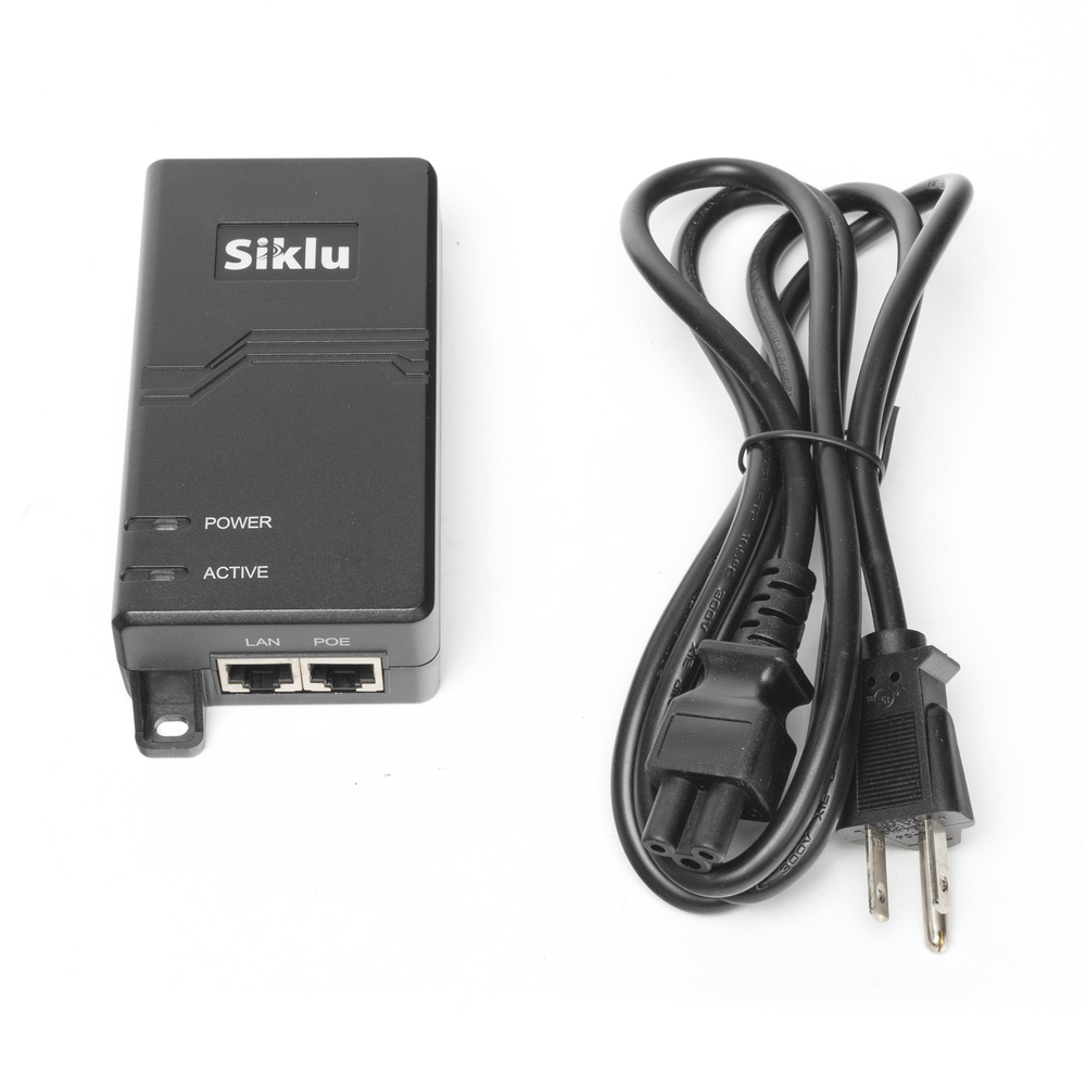 Inyector PoE Pasivo, 1 Gbps, 60 W, 55 Vcc, 100-240 Vca, Cable CA - Image 5